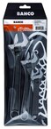 Bahco BHADJUST 3 ADJ3 Set of 3 Adjustable Wrenches 80708071  8072 Grey 16 degree head angle