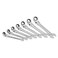 GearWrench 7 Pc 12 Pt Flex Head Ratcheting Combination Wrench Set SAE  9700