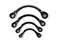 VCT 4pc SAE Ratcheting Double End Half Moon Reversible Wrench Set 38  78