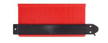 KAYNO Red Profile Tools Irregular Shape Duplicator 5 10Tightness AdjustableOutline Measuring Plastic Ruler Woodworking Project Kits for CornersWoodworking Tools Tiles and Laminate