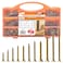 Brackit Wood Screws 820Pc Assortment  ZincPlated Extra Strong Countersunk Pozi Drive Head Wood Screw Set  For FloorboardWood Fences Large Screw Set