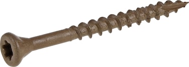 Deck Plus Wood Screws Brown Exterior Screws 312 x 10 1lb