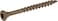 Deck Plus Wood Screws Brown Exterior Screws 312 x 10 1lb