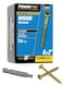 Hillman Power Pro 48597 Wood Screws 8 x 2 Premium Outdoor Deck Screws Rust Resistant Epoxy Coated Bronze 1lb Box 153 pcs