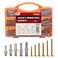 Brackit 206 Piece Drywall Plugs  Anchors Set  Heavy Duty Chipboard Screws Assortment Kit inc Countersunk Pozi Drive Head Wood Screws  For Repairing Drilling Mounting Building Furniture and DIY
