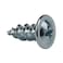 Rok 100 Pack Hardware 8 x 12 Standard Thread Truss Head Screws Wood Work MDF Zinc