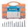 Brackit 545 Piece Self Tapping Screws Assortment Set  Secure Wood Screw Fastenings Kit  Assorted Sizes  For Repair Maintenance  Assembly 545 Piece