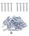 IMScrews 200pcs 6 x 34 inch Phillips Flat Head Wood Screws Carbon Steel 1020 Zinc Plated