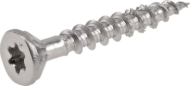Hillman Power Pro 48619 Wood Screws 8 x 114 Premium Stainless Marine Screws Rust Resistant Stainless Steel 1lb Box 242 pcs