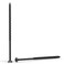 Qualihome 10 Coarse Thread Sharp Point Drywall Screw with Phillips Drive 2 Bugle Head 1 LbPound Black Ideal Screw for Drywall Sheetrock Wood and More 4 Inch