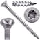 Jake Sales 8 x 2 Silver Star Stainless Steel Wood Screw TorxStar Drive Head 1 Pound  153 Approx Screw Count  Grade 305 Stainless Steel TorxStar Drive Wood Screws
