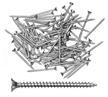 brackit 4X50mm 532X2 Wood Screws 100pcs  CommercialGrade Heavy Duty ZincCoated Steel Countersunk PoziDrive Head Screws for All Types of Wood
