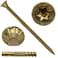 Jake Sales 9 x 3 Gold Star Wood Screw TorxStar Drive Head 5 Pound  Multipurpose TorxStar Drive Wood Screws