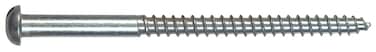 The Hillman Group 1878 12 X 3 in Zinc Round Head Slotted Wood Screw 20Pack