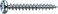 SPAX 0231010500505 Universal Screw 50 x 50 mm Phillips Z2 Half Round Head Fully Thread 4CUT WIROX A3J Blank Galvanised Pack of 200