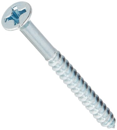 The Hillman Group 35049 Flat Head Phillips Wood Screw 6 x 1 12Inch 100Pack