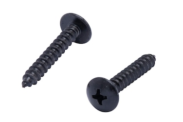 8 X 1 Stainless Truss Head Phillips Wood Screw 25pc Black Xylan Coated 188 304 Stainless Steel Screws by Bolt Dropper