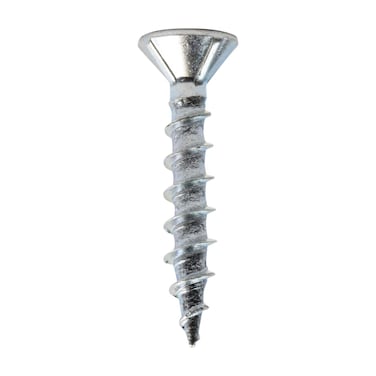 Rok Hardware 100 Pack 8 x 1 Coarse Thread Flat Square Head Wood Screws Zinc Type 17 MDF
