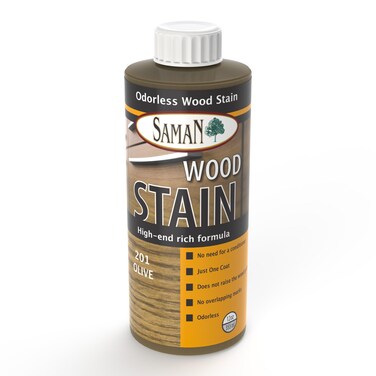SamaN Interior Water Based Wood Stain  Natural Stain for Furniture Moldings Wood Paneling Cabinets Antique Walnut TEW21212 12 oz