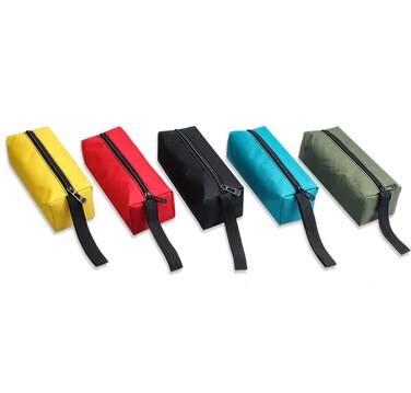 Maizoon Tool Bags 5 Pieces SetWaterproof Oxford Canvas Zipper Storage CaseMultipurpose Hardware Screws Nails Drill Bit Metal Parts Repair Organizer PouchUH04