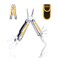 Ingco 15 in 1 Multitool  Silver Grey Multifunction Tool Plier for Outdoor Camping Hunting and Hikingwith Nylon Belt Pouch Open Length 58 150mm HFMFT0115