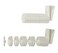 PF WaterWorks PF0990 TankBRACE SupportSecure Toilet TankNo Tools or Cutting Required 1 White