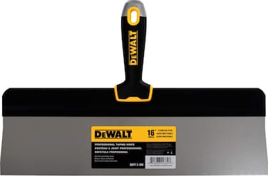 DEWALT 16 Big Back Taping Knife  Stainless Steel wSoft Grip Handle  DXTT2198
