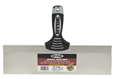 Hyde Tools 09374 14Inch Pro Stainless Steel Taping Knife Blue