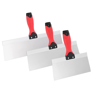 Drywall Taping Knife Stainless Steel Taping Knife 3 PCS Taping Knives 81012 Premium Drywall Skimming BladesPerfect Drywall ToolFinishing and Patching