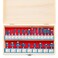HILTEX 10108 Tungsten Carbide Router Bit Set Woodworking Tools and Accessories 14Inch Shank 24Piece Set