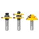 MNA Tongue and Groove Bits  45 Degree Lock Miter Router Bit 12 Inch Shank Wood Milling Cutter Bits