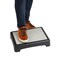 Mind Reader Anchor Collection IndoorOutdoor Platform Booster Step Black and White