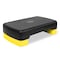 HaoKang HeightAdjustable 46 Step Aerobics Platform Fitness Equipment Stepper Trainer Exercise Step Platform with 2 Riser