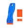 Plastic Razor Blade Scraper Tool Contain 2 Pcs Scraper and 100 Pcs Blades Cleaning Scraper Remover for Stickers Decals Adhesive Labels Paint on Glass or Window