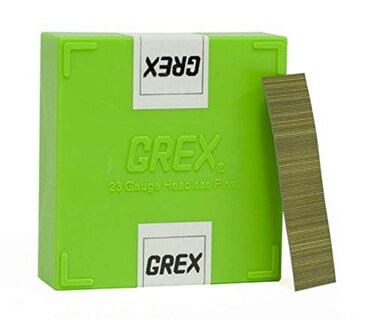 GREX P620L 23 Gauge 34Inch Length Headless Pins 10000 per box