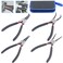 Glarks 4 Piece 7Inch InternalExternal Snap Ring Pliers Set