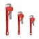 Stalwart  75Ht3012 Plumbers Pipe Wrench 3 Piece 14Inch 10Inch 8Inch Set  Home Improvement Hand Wrenches With Adjustable Jaws And Storage Pouch By