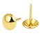 200 Pcs Upholstery Nail Heads Thumb Tack Push Pins Decorative Nails for Furniture Gold Tone16mmx11mm