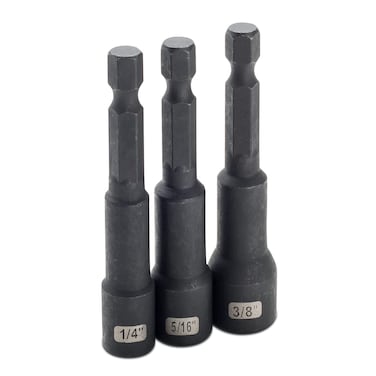 3pc SAE Quick Release Magnetic Nut setter Set
