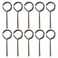 Sfemn 18 Standard Hex Key with Full Loop Allen Wrench Door Key for Push Bar Panic Exit Devices Solid Metal  10 Packs