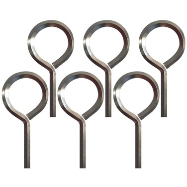 Sfemn 532 Standard Hex Dogging Key with Full Loop Allen Wrench Door Key for Push Bar Panic Exit Devices  Solid Metal nickel