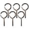 Sfemn 532 Standard Hex Dogging Key with Full Loop Allen Wrench Door Key for Push Bar Panic Exit Devices  Solid Metal nickel