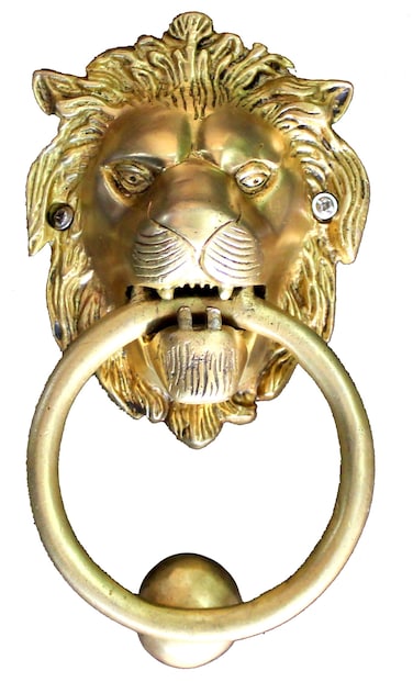 StonKraft Brass Lion Door Knocker Knockers Gate Knocker Door Accessories Lion 5