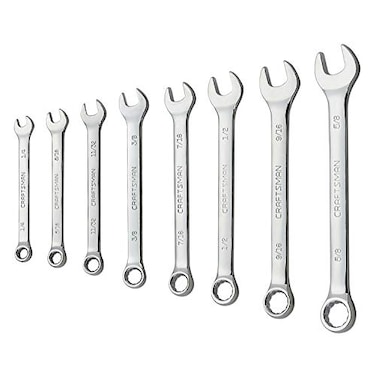 Craftsman 8Piece Standard 12 Point Combination Wrench Set