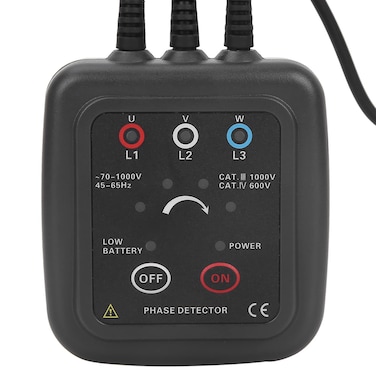 Oumefar AC 701000V Non Contact Phase Sequence Detector r Rotation Monitor Magnetic Base Phase Meter with 06M Clamp Lead Length ETCR1000C