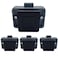 TANFEI RV Push Cabinet Locks Metal Push Button Camper Cupboard Knob RV Compartment Latch Latch for RV Campers Cavaran Yachts Boats Cabinet 4 Pack Black