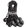 Sfemn Ball Bungee Cords 20 Packs 9 Inch Black Tie Down Cords for Tarp Canopy Shelter Wall Pipe UV Resistant