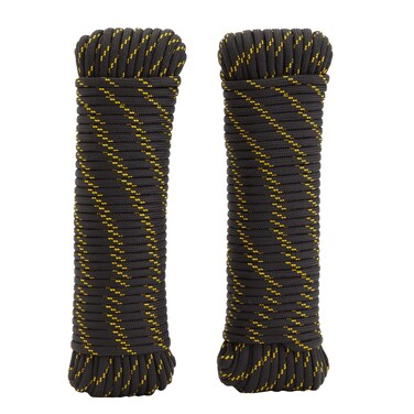 Built Industrial 14 Inch x 100 Ft Braided Nylon Rope for Knot Tying Practice Camping Boats Trailer Tie Down Pinata