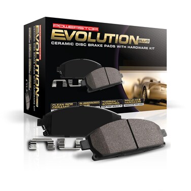 Power Stop 171878 Z17 Rear Ceramic Brake Pads with Hardware