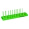 OEMTOOLS 22204 SAE Socket Tray 14 Drive  Holds 26 SAE Sockets Both Deep and Shallow Sockets  Magnetized to Stay Put in Your Tool Box or Tool Chest  Made of Rugged PVC  Green